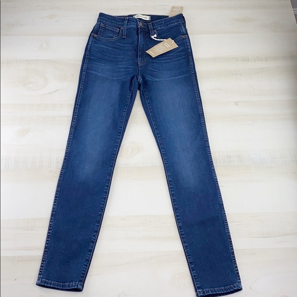 MADEWELL 10" High-Rise Skinny Jeans Hayes Wash - Picture 4 of 16